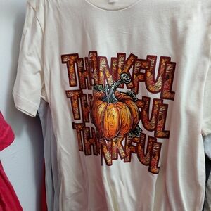 Bella Canvas Kids Thankful Pumpkin Tee - Cream